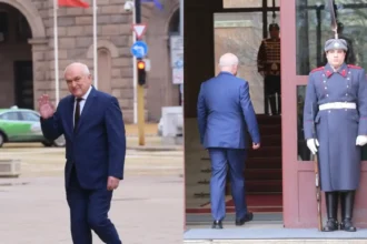 Главчев изненада йотова, хвана я неподготвена на входа на "дондуков" 2 снимки