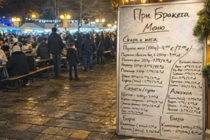 Обирджийство на сурва в перник: 38 евро за 2 наденици, пърленка и гарнитура