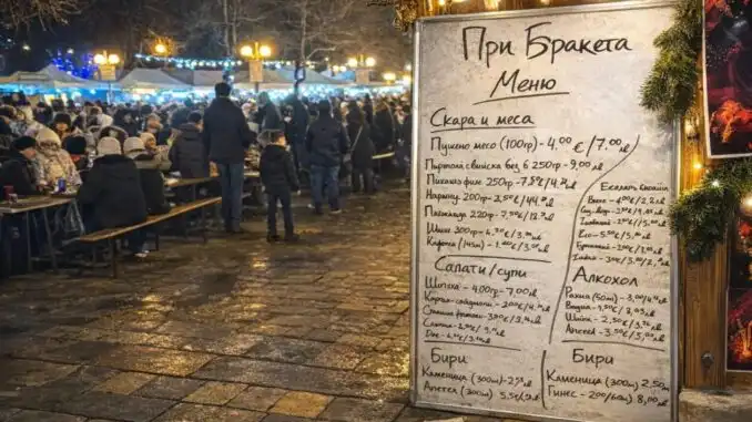 Обирджийство на сурва в перник: 38 евро за 2 наденици, пърленка и гарнитура